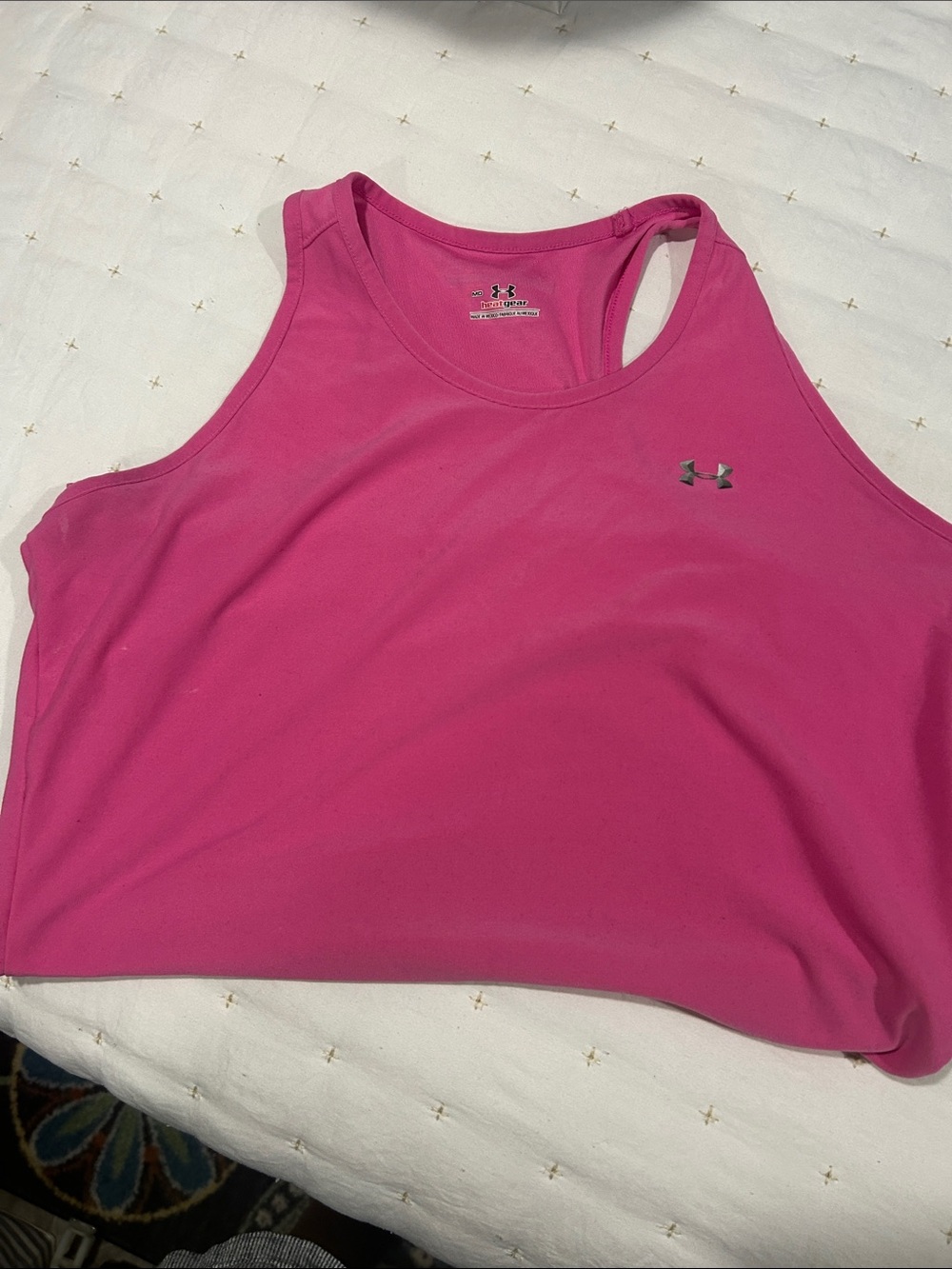 Under Armour Bright Pink Racerback Workout Tank